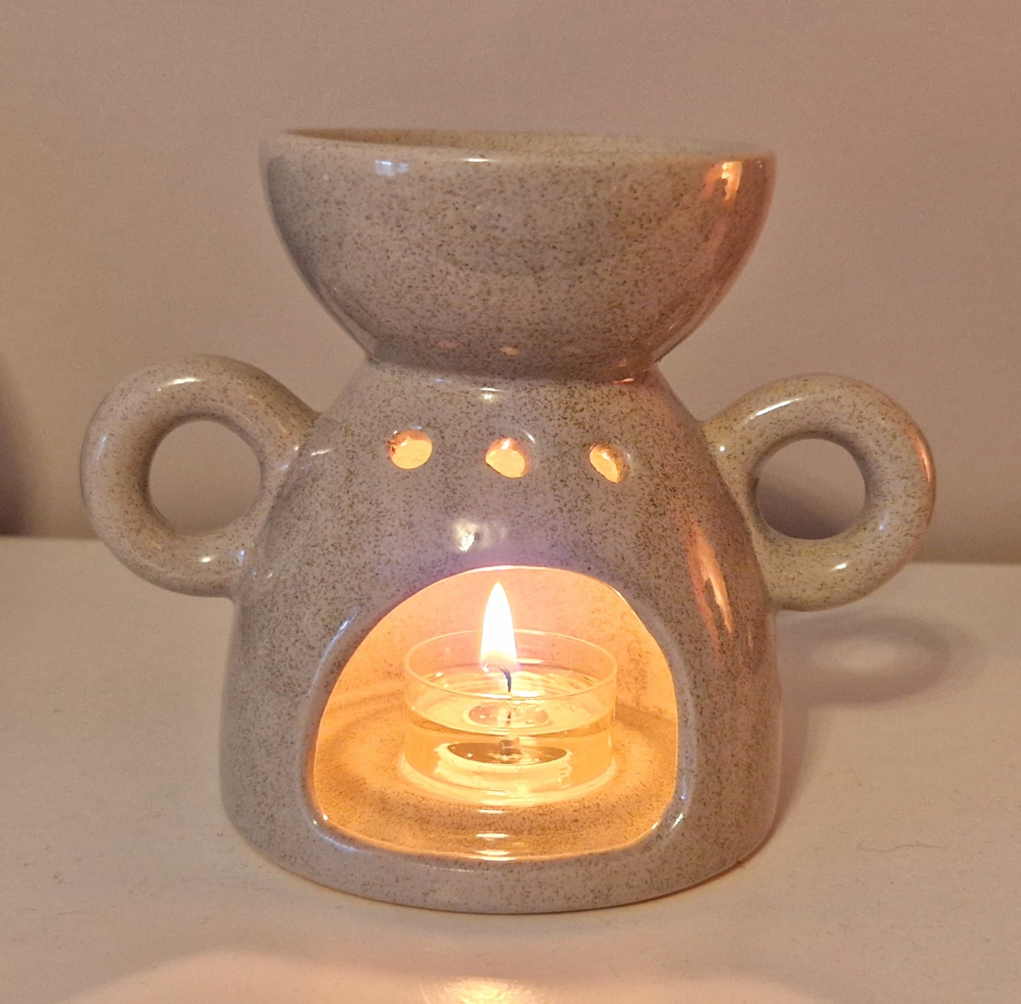 Speckled Ceramic Wax Melter - 3 colours available image 1