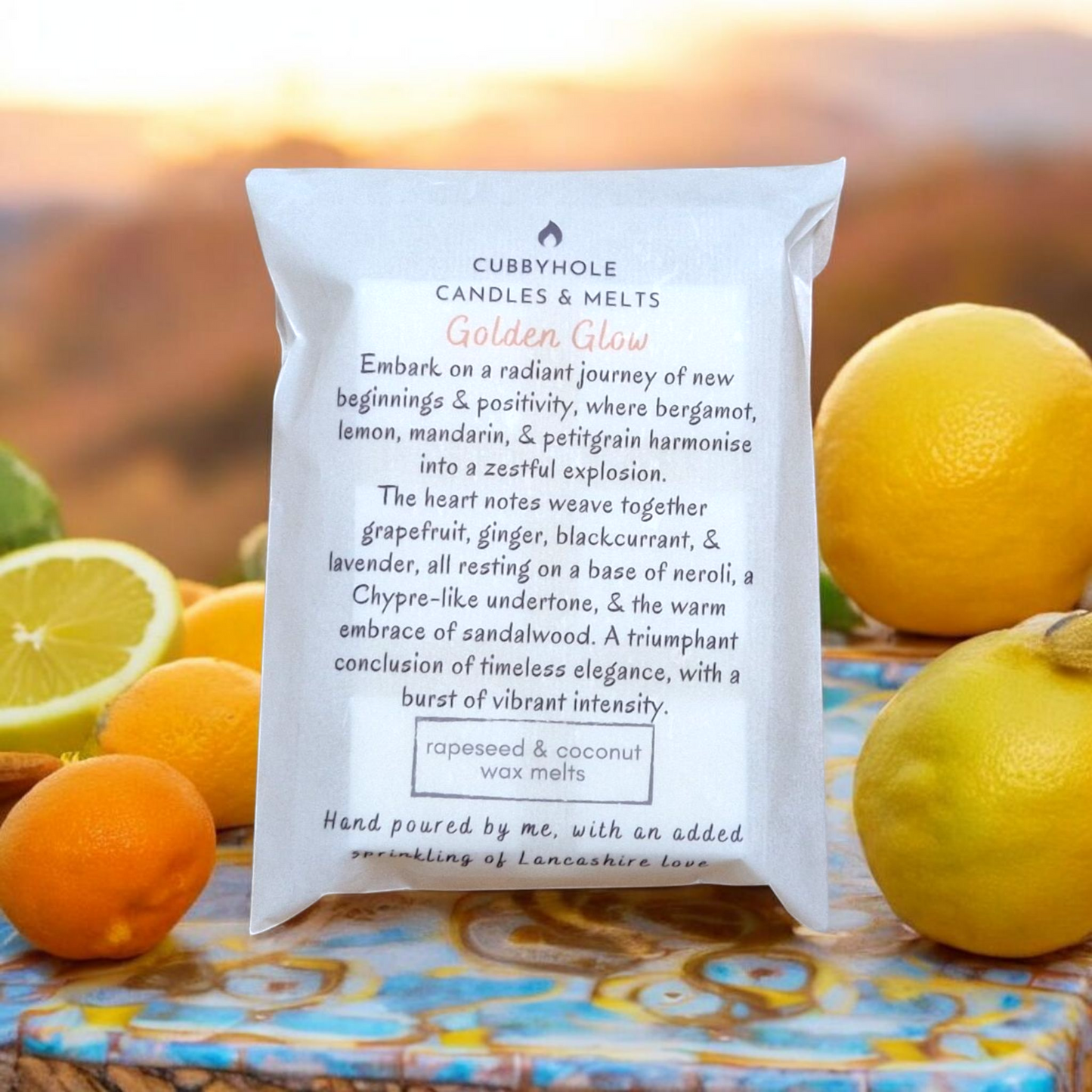Golden Glow Natural Wax Melts image 2