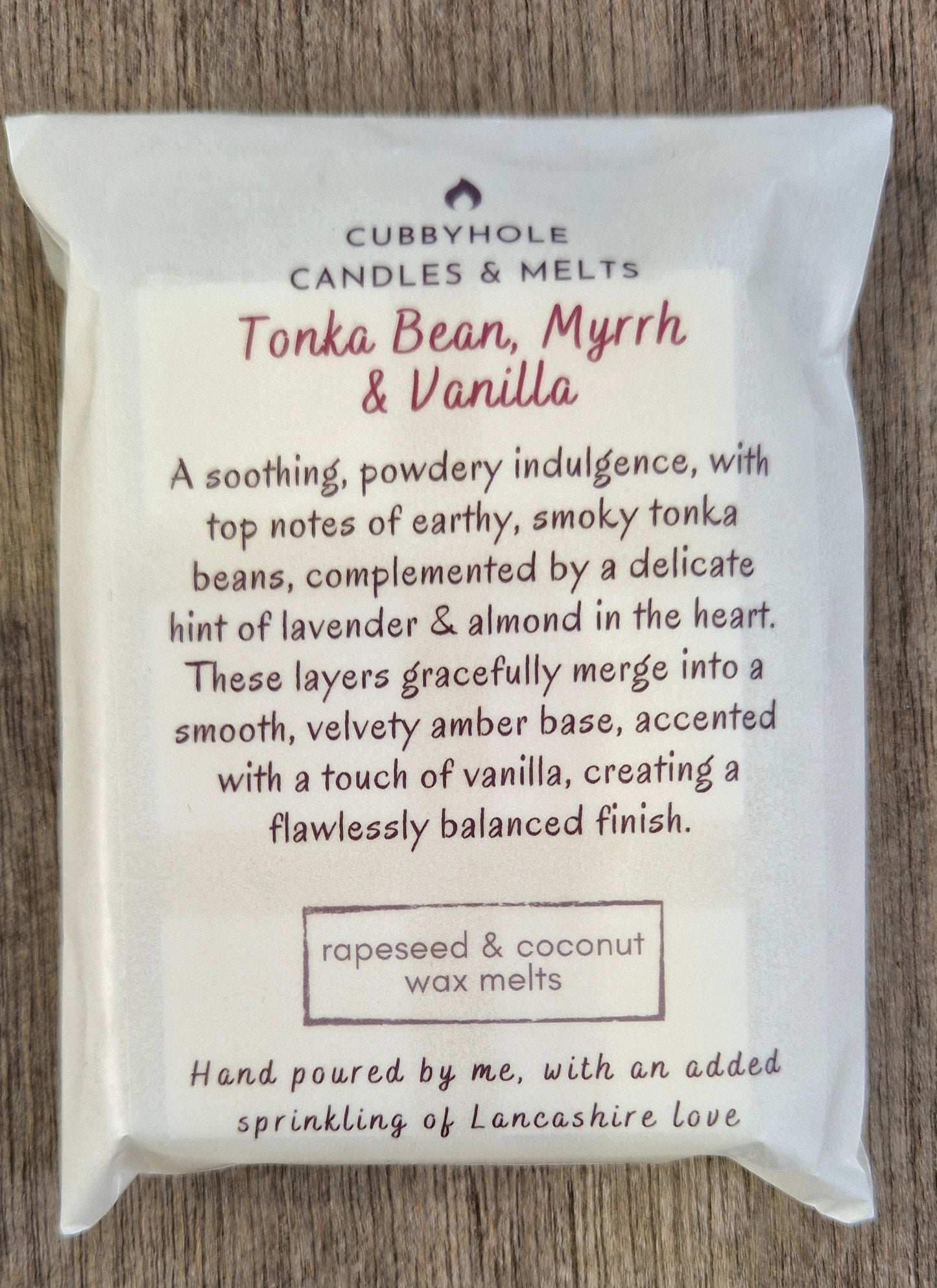 Tonka Bean, Myrrh & Vanilla Wax Melts image 1