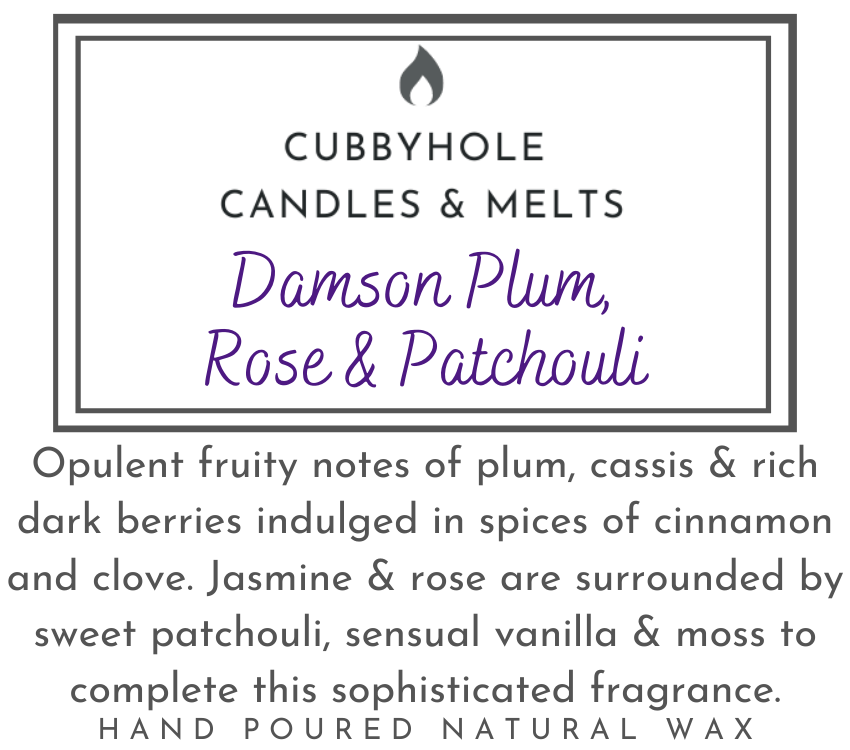 Damson Plum, Rose & Patchouli Natural Wax Melts image 2