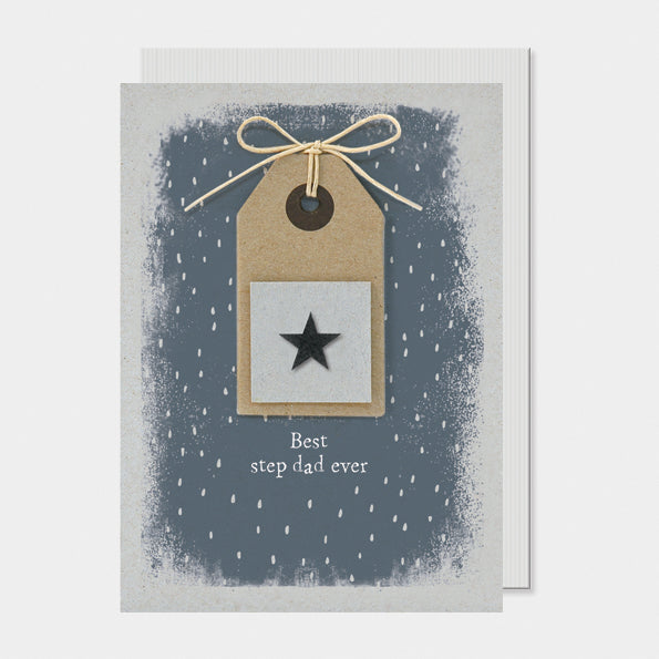 'Best step dad ever' Card - East of India image 2