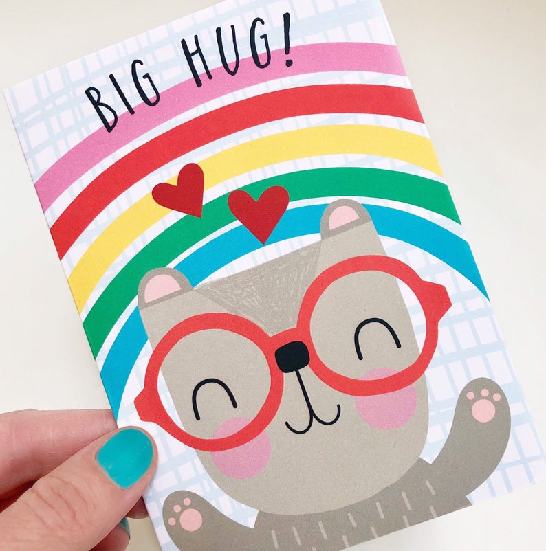 Big Hug Rainbow Card image 1