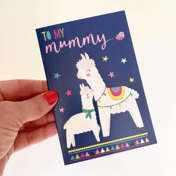 Mummy Card, Alpaca/Llama image 1