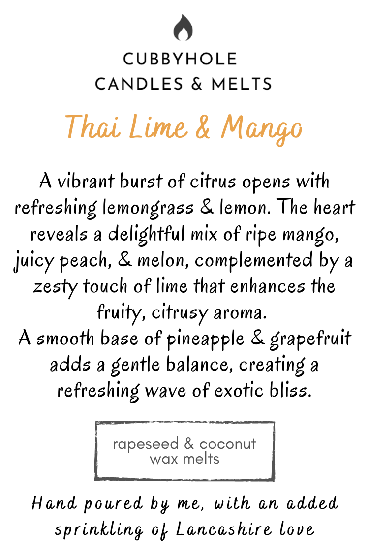 Thai Lime & Mango Natural Wax Melts image 1