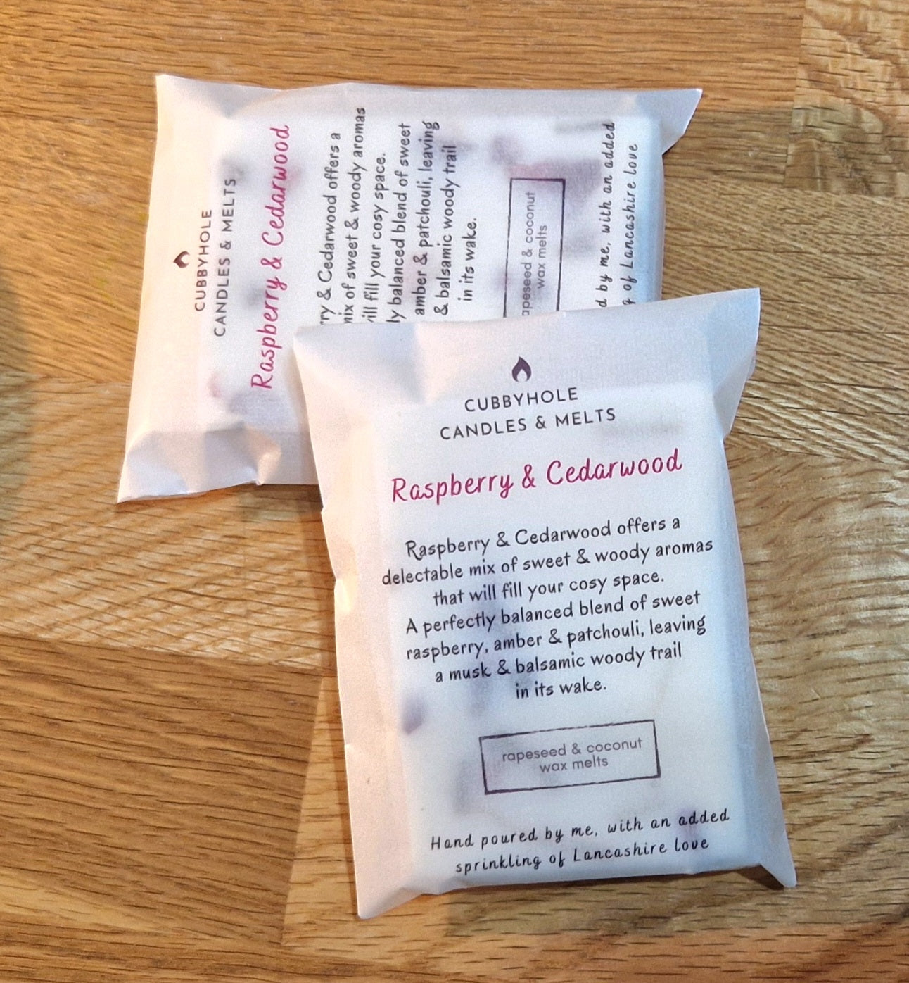 Raspberry & Cedarwood Wax Melts image 3