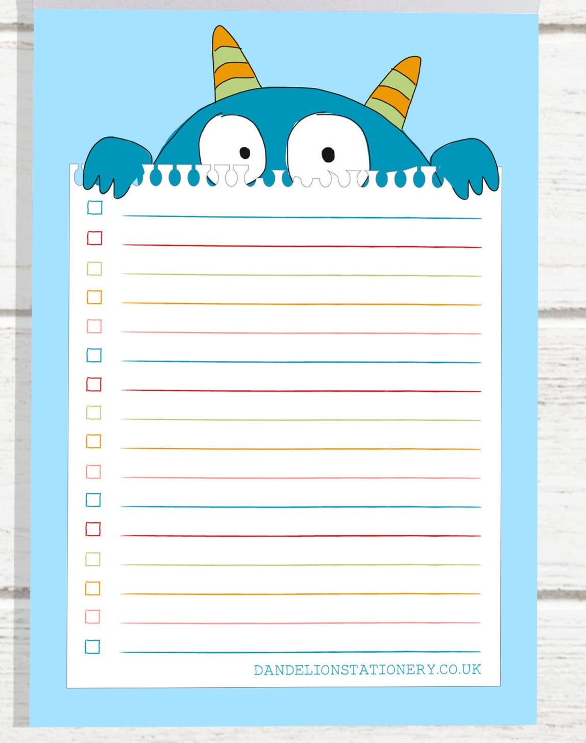 A6 Jotter Pad – Monster image 1