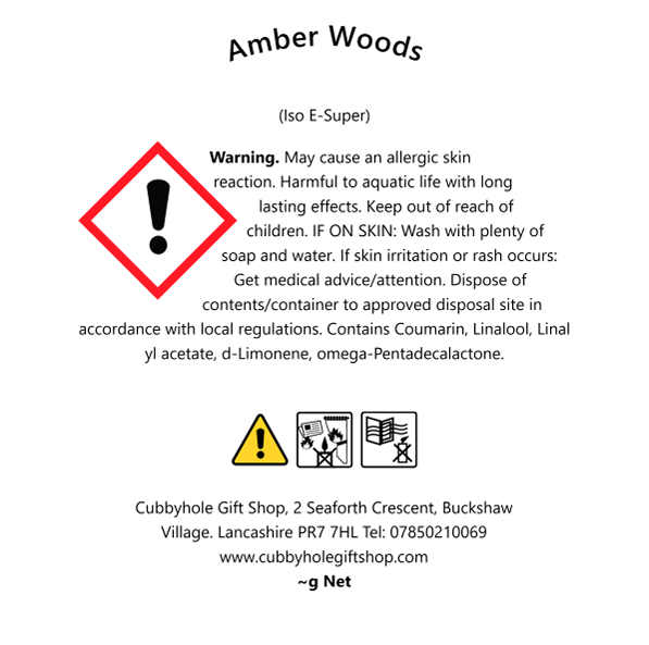 Amber Woods Wax Melts