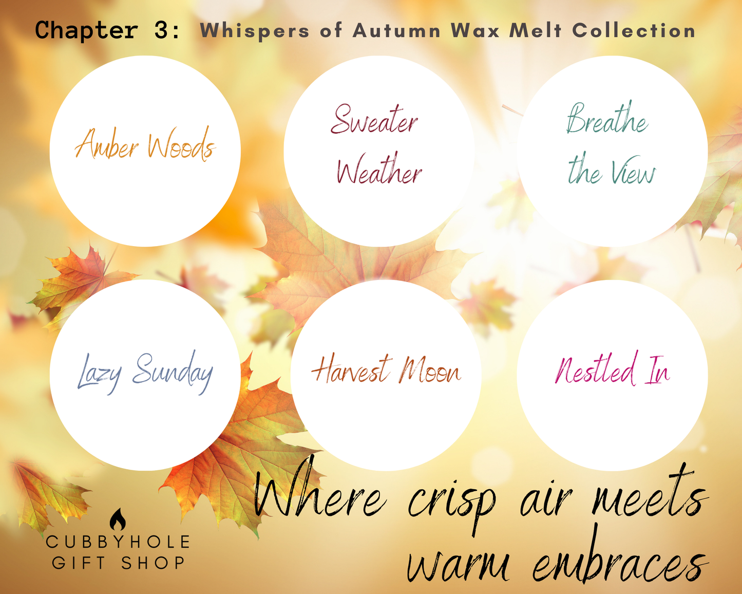 Whispers of Autumn Wax Melt Collection