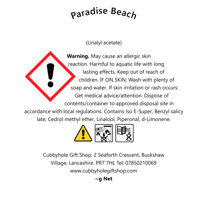 Paradise Beach Wax Melts