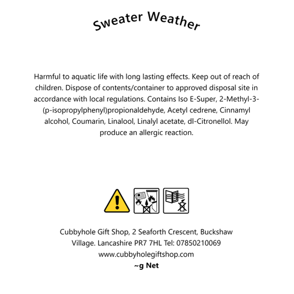 Sweater Weather Wax Melts
