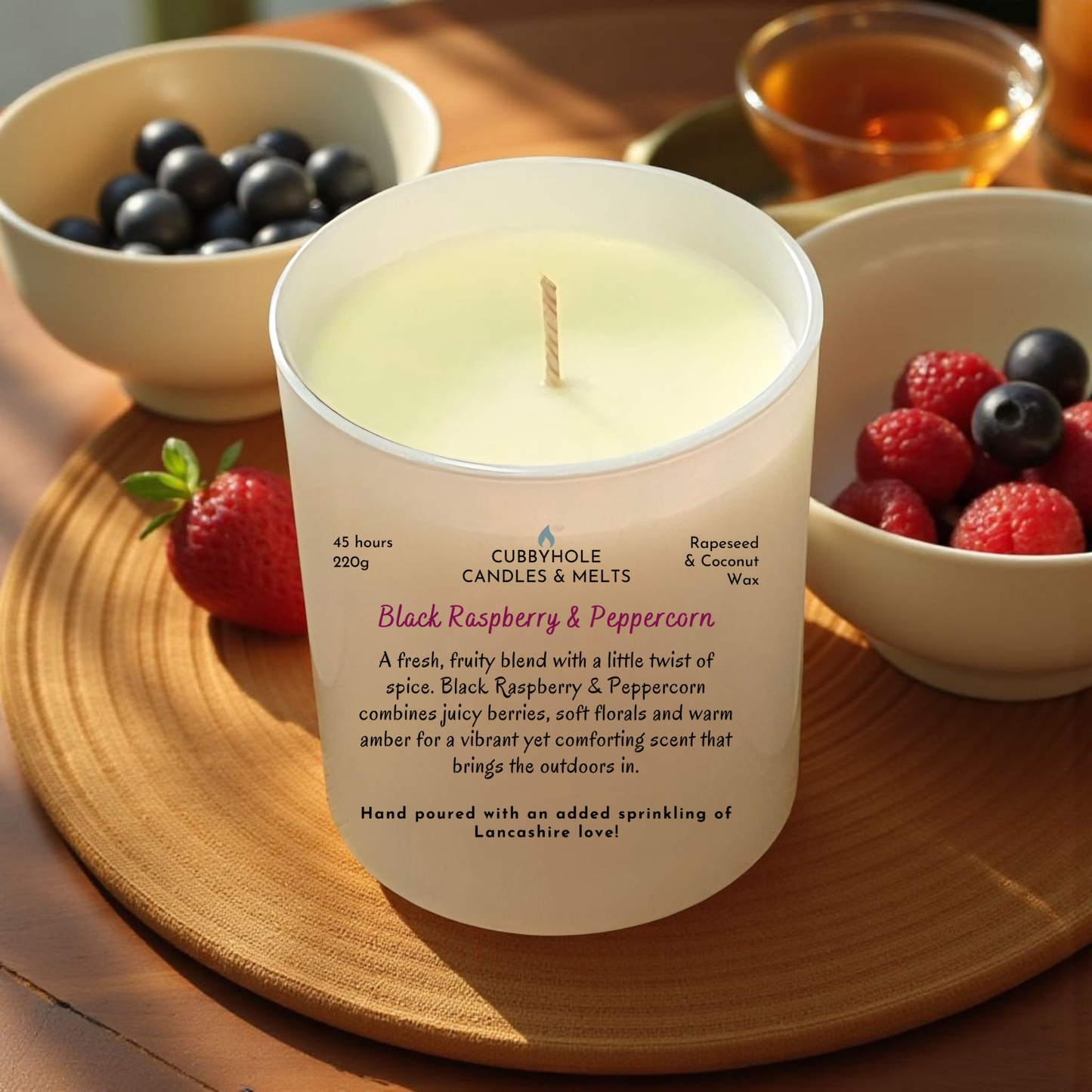 Black Raspberry & Peppercorn Candle