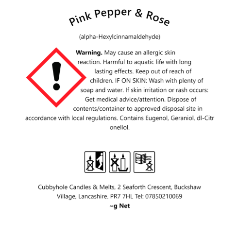 Pink Pepper & Rose Natural Wax Melts image 12