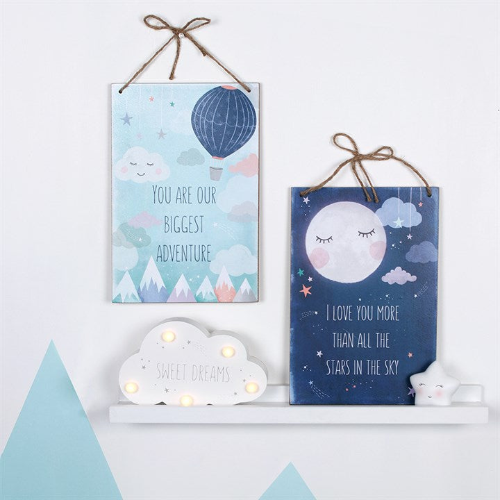 You Are Our Biggest Adventure - Hanging Plaque image 1
