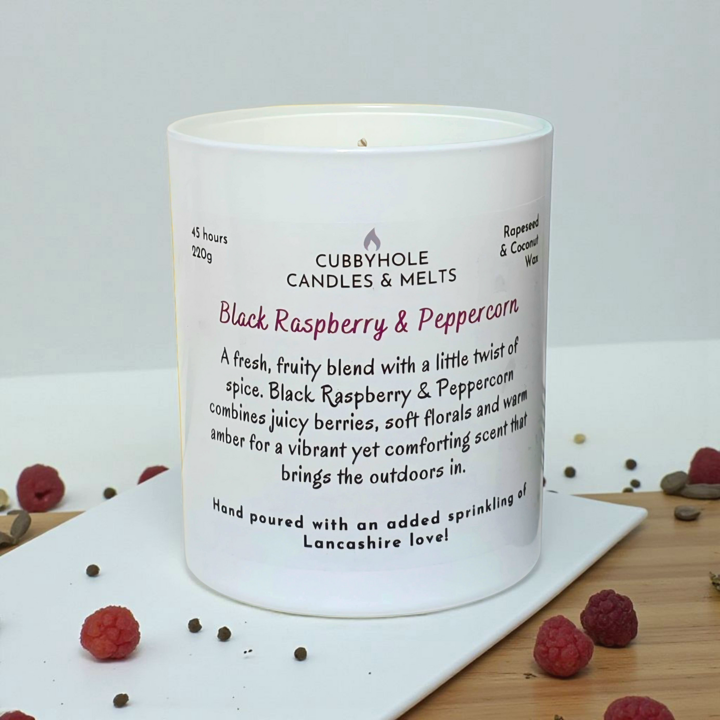 Black Raspberry & Peppercorn Candle