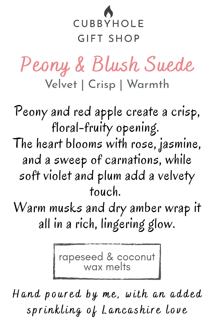 Peony & Blush Suede Wax Melts