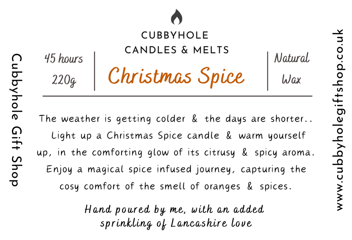 Christmas Spice Natural Wax Candle image 3