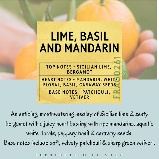 Lime Basil Mandarin Soy Wax Melts image 0