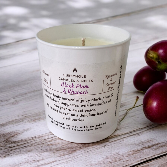 Black Plum & Rhubarb Candle image 0