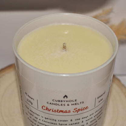 Christmas Spice Natural Wax Candle image 1
