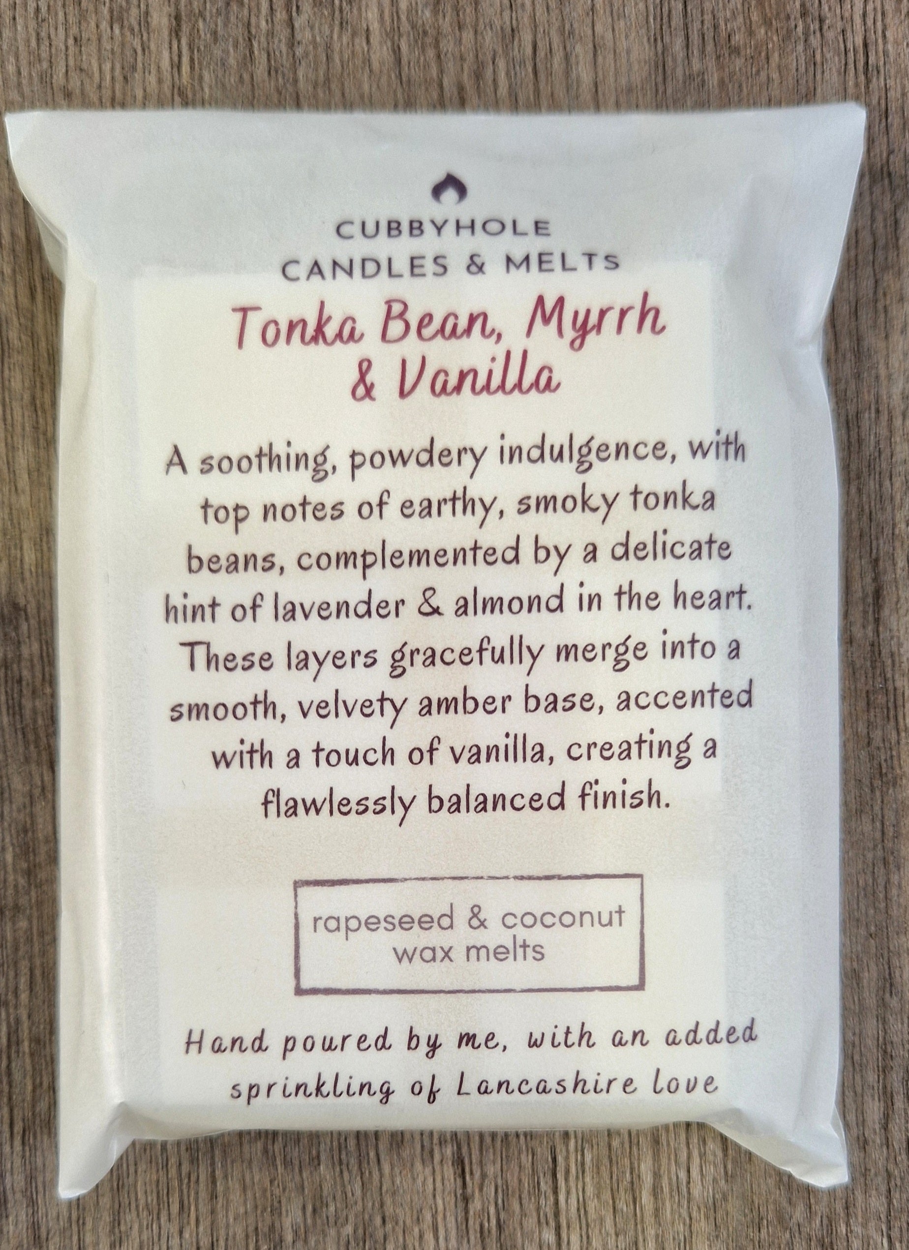 Tonka Bean, Myrrh & Vanilla Wax Melts image 1