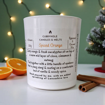 Spiced Orange Natural Wax Candle