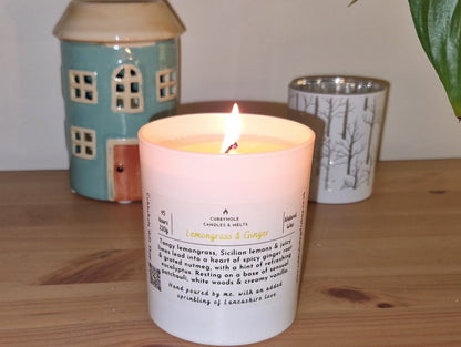Lemongrass & Ginger Natural Wax Candle image 2
