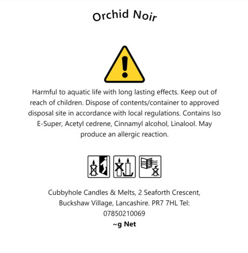 Orchid Noir Natural Wax Melts image 12