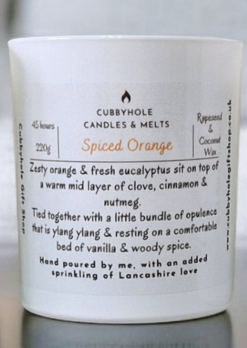 Spiced Orange Natural Wax Candle image 2