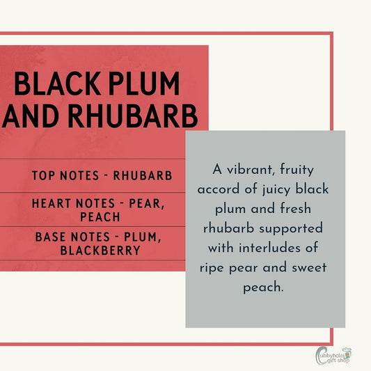 Black Plum & Rhubarb Soy Wax Melts image 0