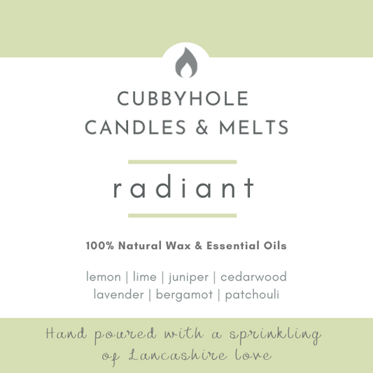 'Radiant' Natural Wax Melts - Wellbeing Collection image 0