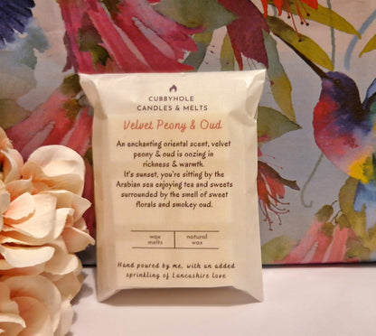 Velvet Peony & Oud Wax Melts image 0