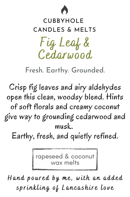 Fig Leaf & Cedarwood Wax Melts image 2
