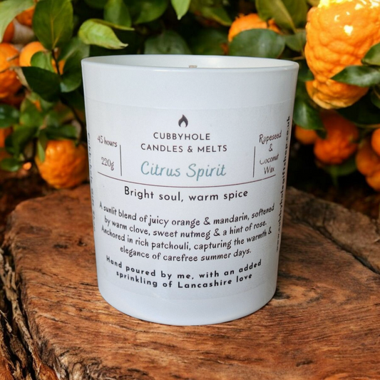 Citrus Spirit Natural Wax Candle image 0
