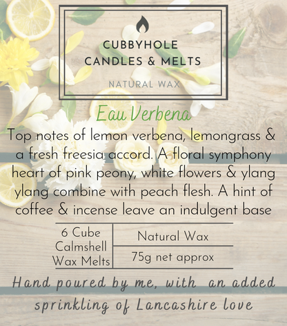 Eau Verbena Soy Wax Melts image 0