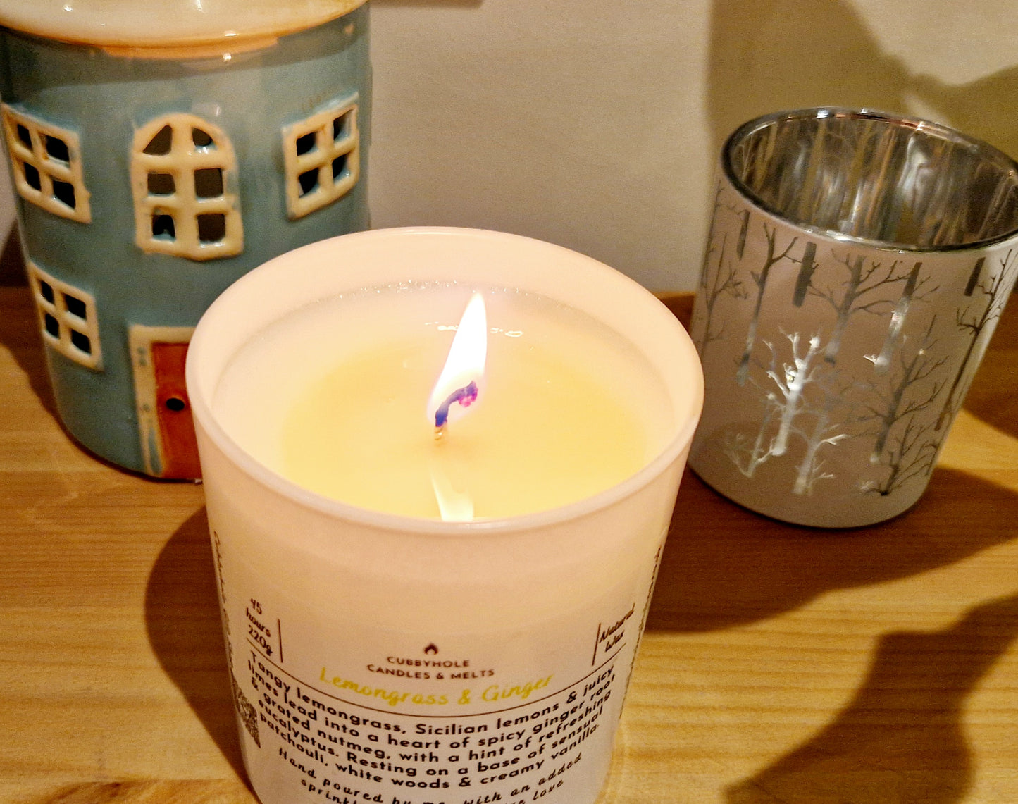 Lemongrass & Ginger Natural Wax Candle image 1
