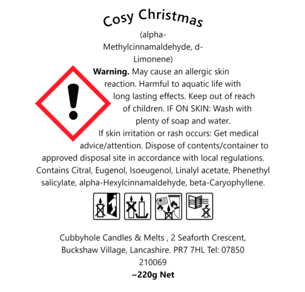 Cosy Christmas Wax Candle image 11
