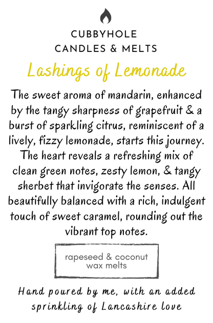 Lashings of Lemonade Natural Wax Melts image 1