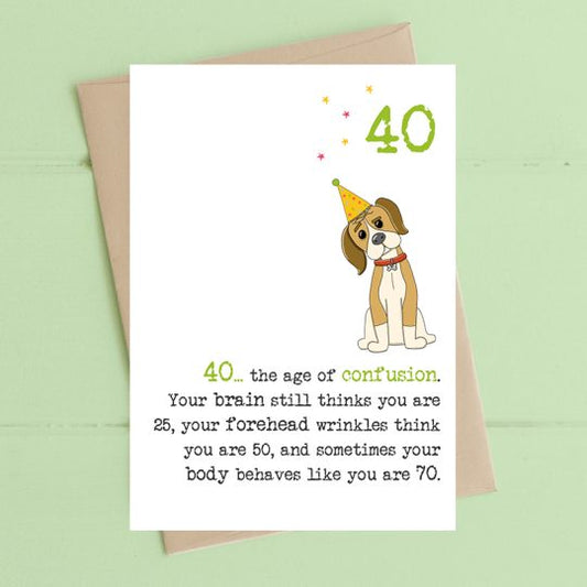 40…. The age of confusion – Card image 0