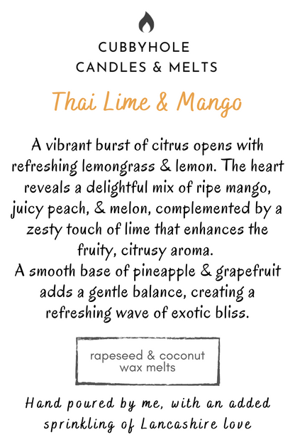 Thai Lime & Mango Natural Wax Melts image 1