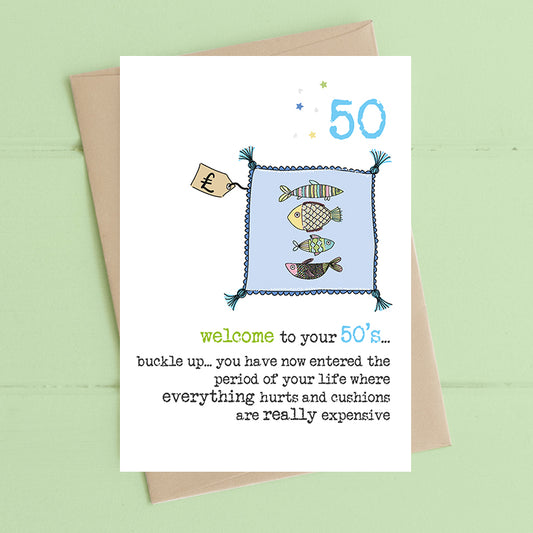 50’s… everything hurts... – Card image 0