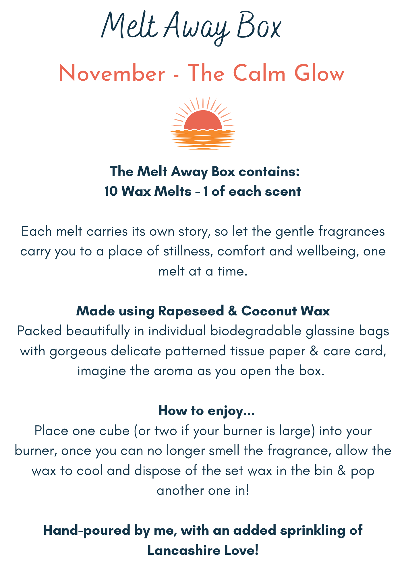 Melt Away Box - November - The Calm Glow