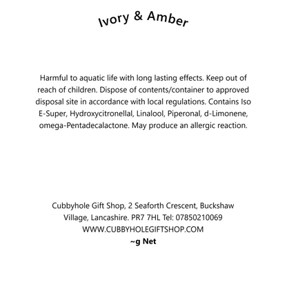 Ivory & Amber Wax Melts