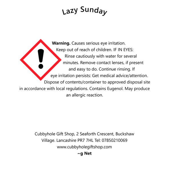 Lazy Sunday Wax Melts