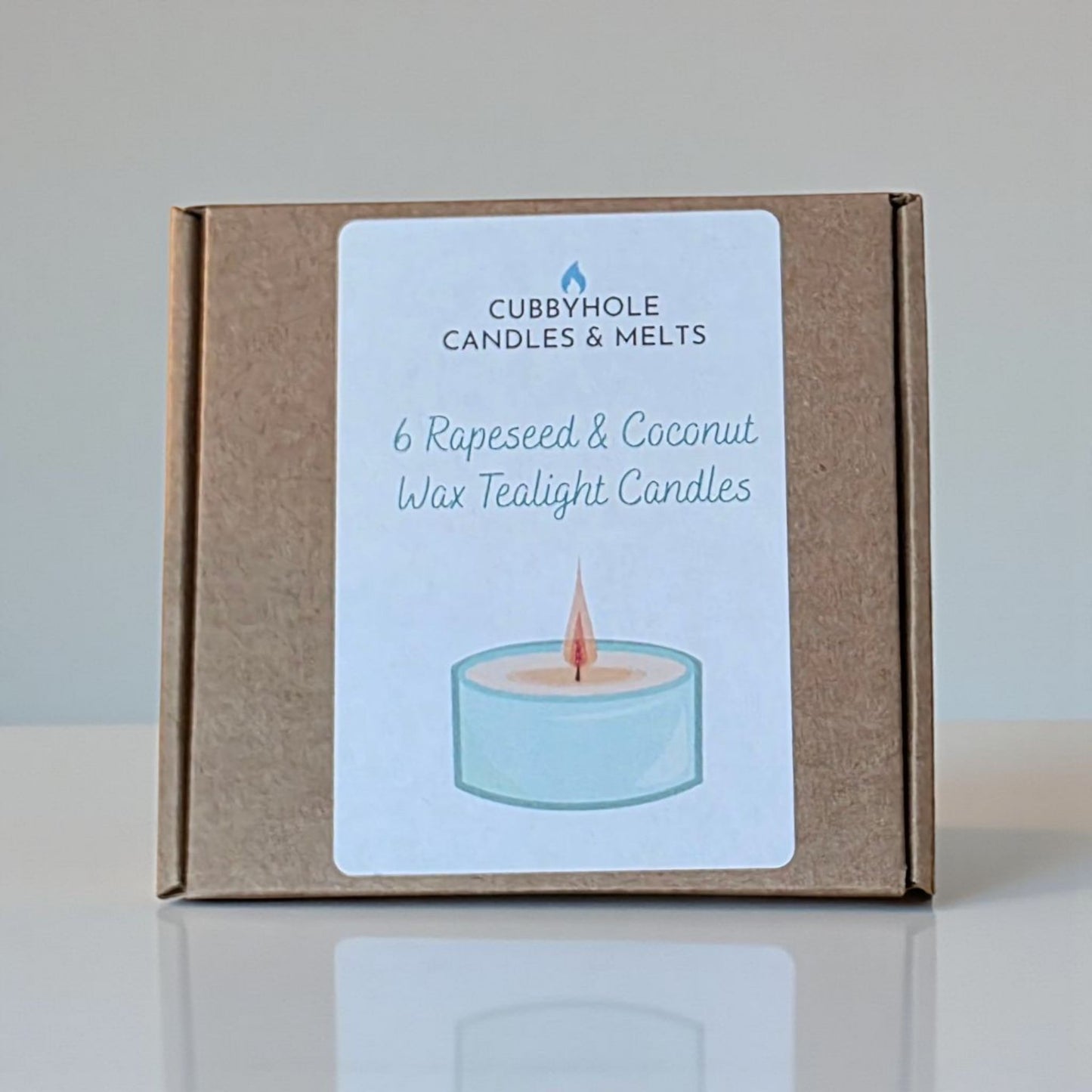 Natural Wax Tealights With Cotton Wicks