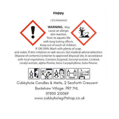 'Happy' Natural Wax Melts - Wellbeing Collection image 4