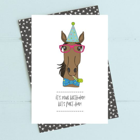It’s your birthday! Let’s part-hay! Card image 0