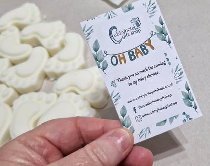 Baby Feet Wax Melts - Personalised Favours image 1