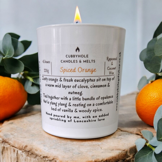 Spiced Orange Natural Wax Candle image 0