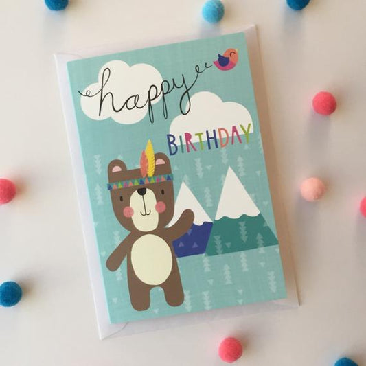 Adventure Bear Birthday Card image 0