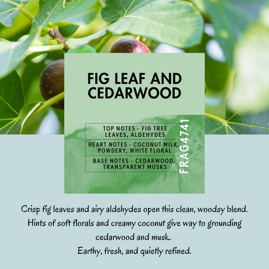 Fig Leaf & Cedarwood Wax Melts image 0